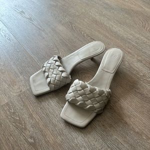 Kitten heel sandals